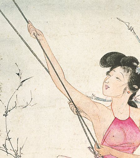 白沙-胡也佛的仕女画和最知名的金瓶梅秘戏图